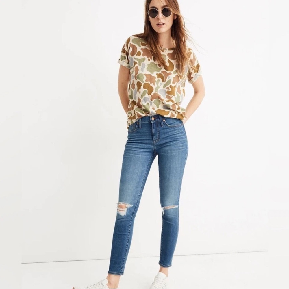 Madewell 9” High Rise Skinny Crop size 27 Bruce Wash